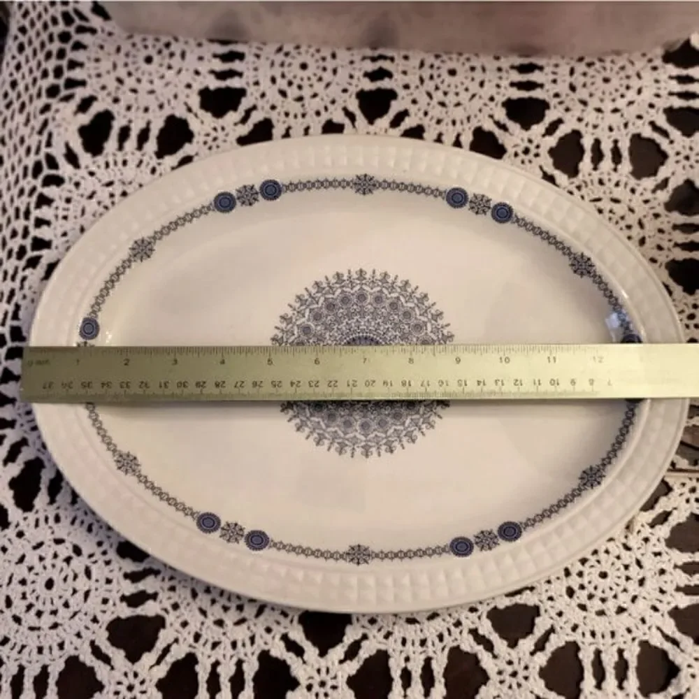Vintage Pristine Pontesa Ironstone Castillian Collection Serving Platter 14 X 10